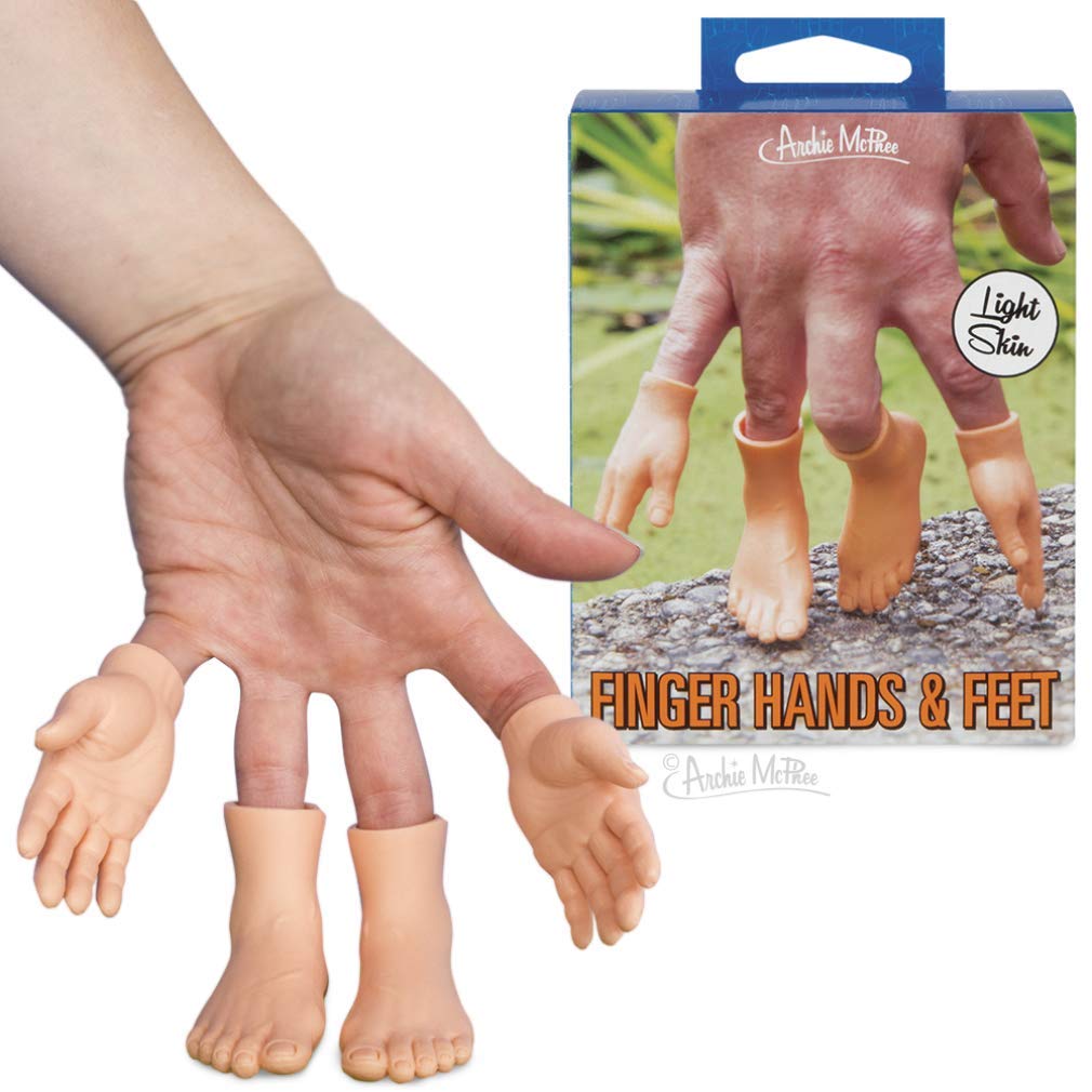 Finger Hands And Feet Set Light Skin Finger Puppets Set - Real Groovy