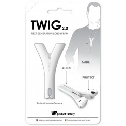 Twig Cord Wrap - White