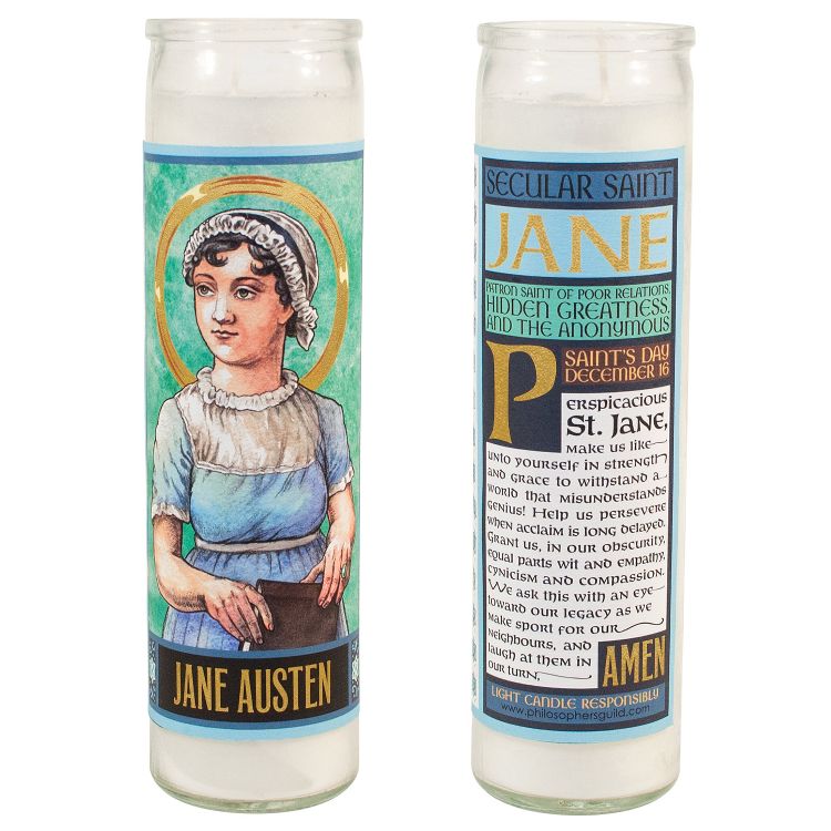 Jane Austen Saints Candle