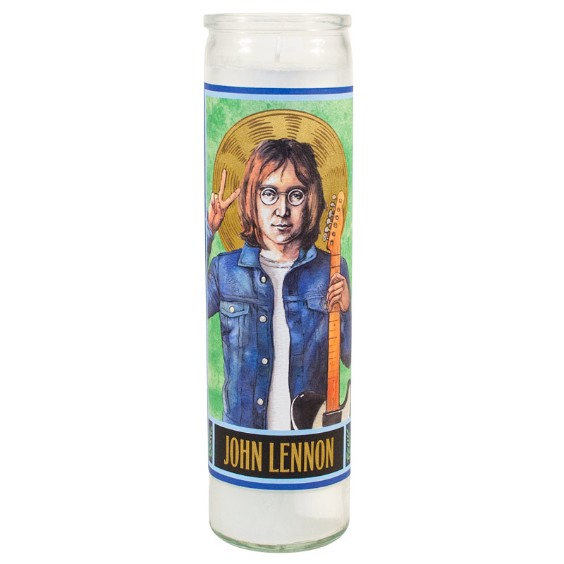 John Lennon Saints Candle