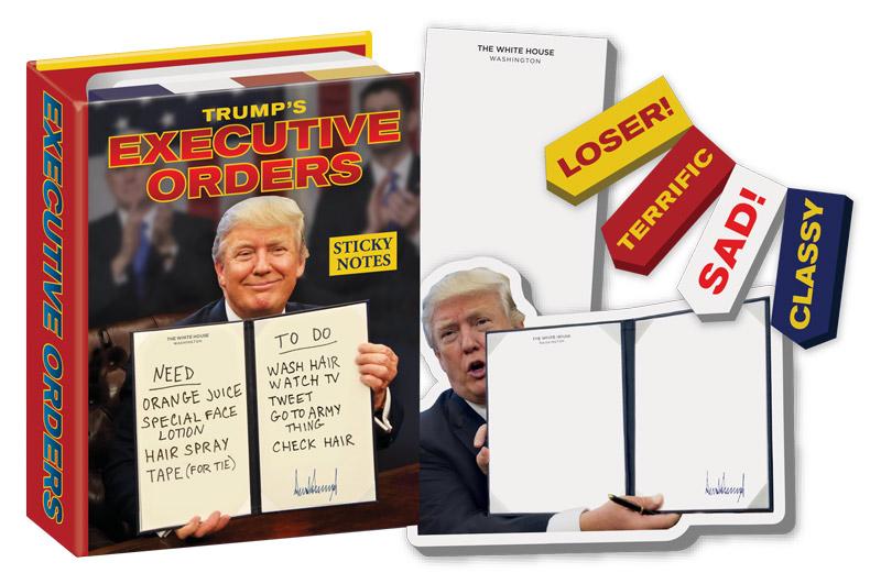 Donald Trumps Executive Orders Sticky Notes
