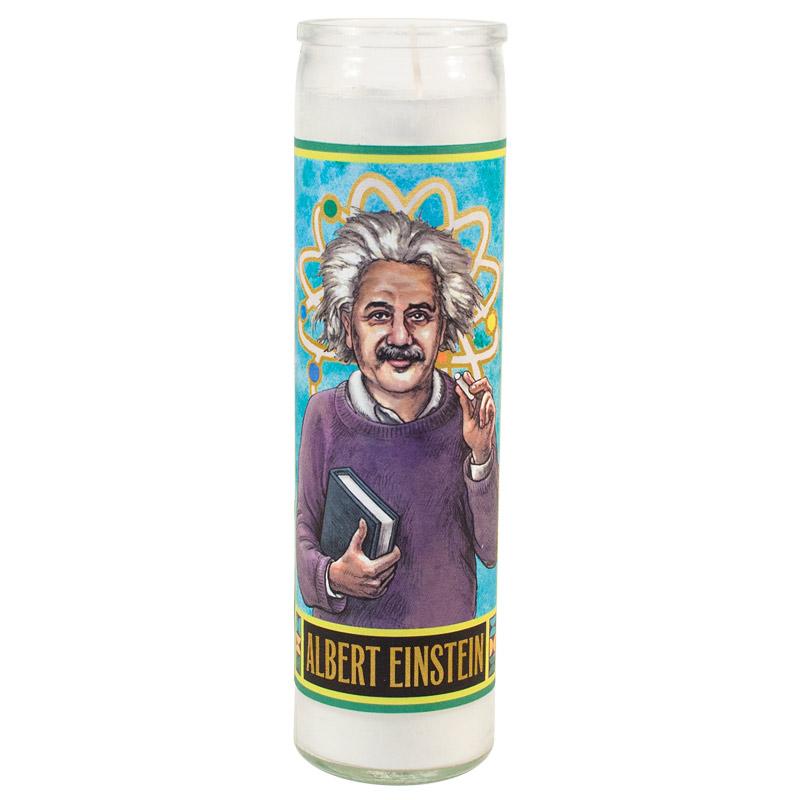 Albert Einstein Saints Candle
