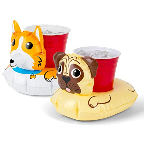Beverage Boats Corgi And Pug Dogs