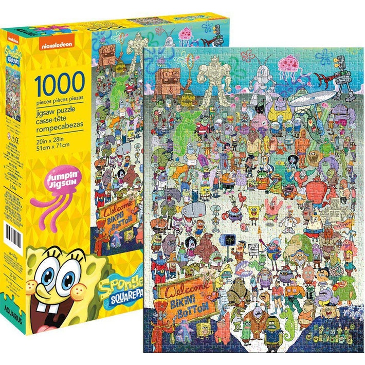 Spongebob Squarepants Cast Puzzle 1000 Pieces