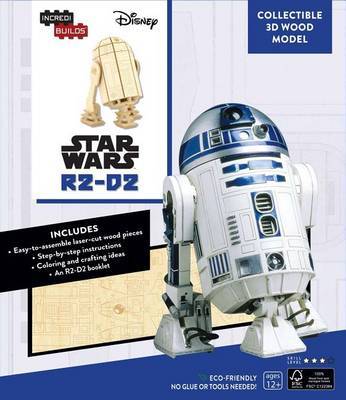 Star Wars R2-d2 Incredibuilds Wood Model