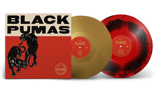 Black Pumas (One Year Deluxe Red Gold And Black Marbled 2lp Edition) (Vinyl)