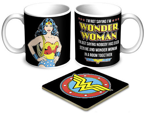 Wonder Woman Mug And Coaster Set