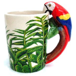 Macaw Handle Mug