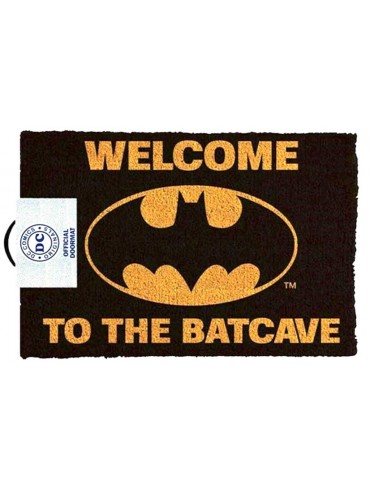 Welcome To The Batcave Batman Logo Doormat 40x60cm