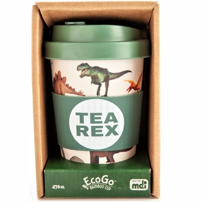 Tea Rex Dino Eco Bamboo Travel Mug