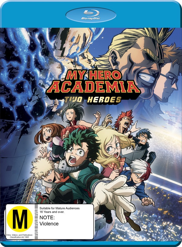 My Hero Academia The Movie Two Heroes DVD Blu Ray Combo