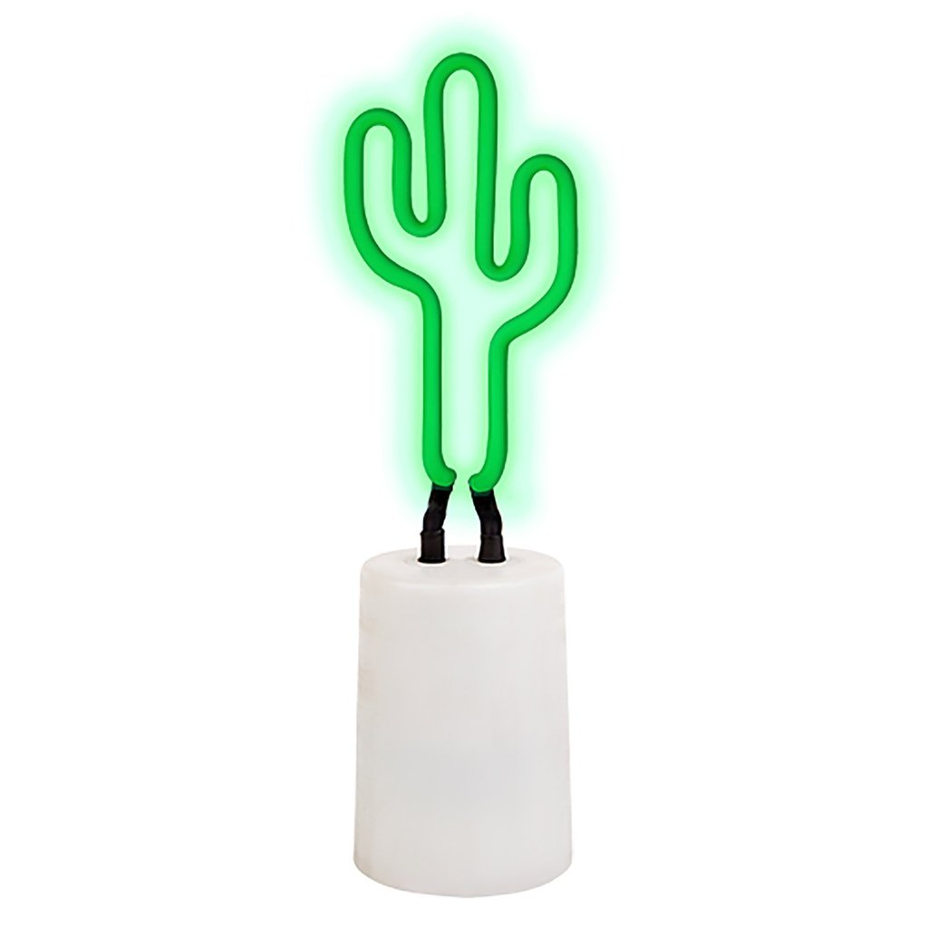 Cactus Neon Light Small 8 X 7.5 X 23 Cm