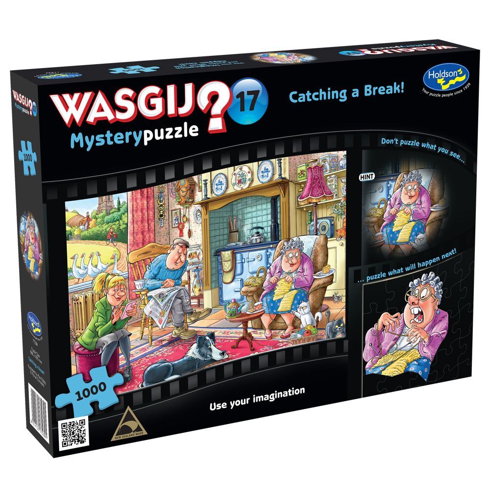 Wasgij Mystery 17 1000 Piece Jigsaw Puzzle  Catching A Break!