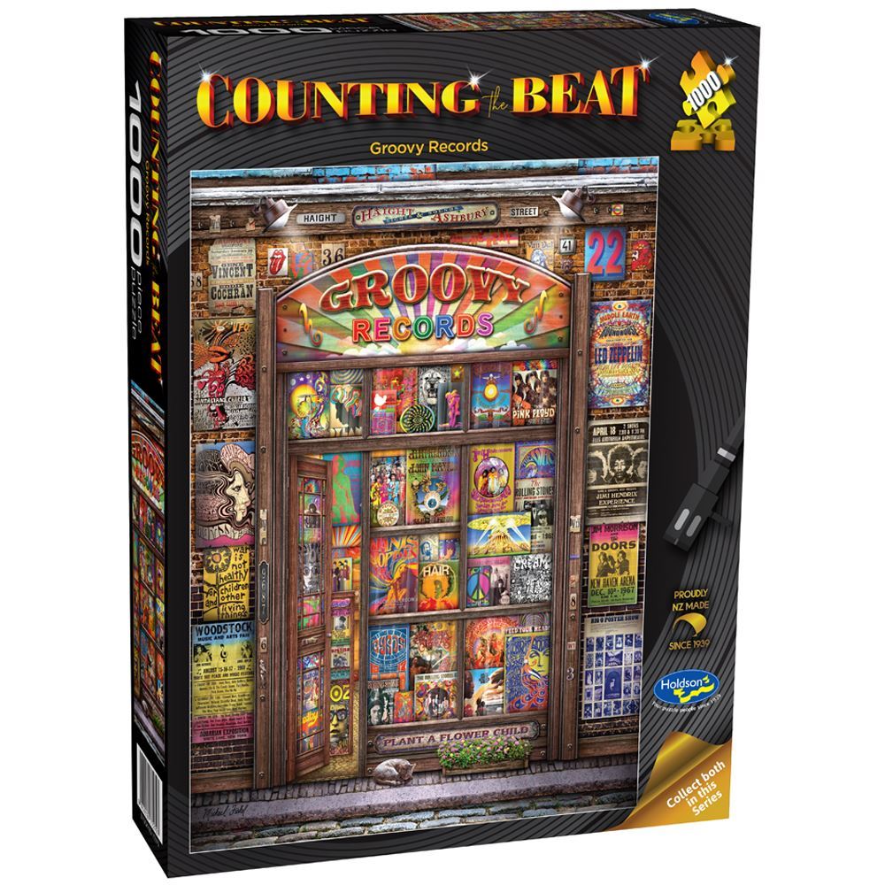 Real Groovy Records 1000 Piece Puzzle Counting The Beat