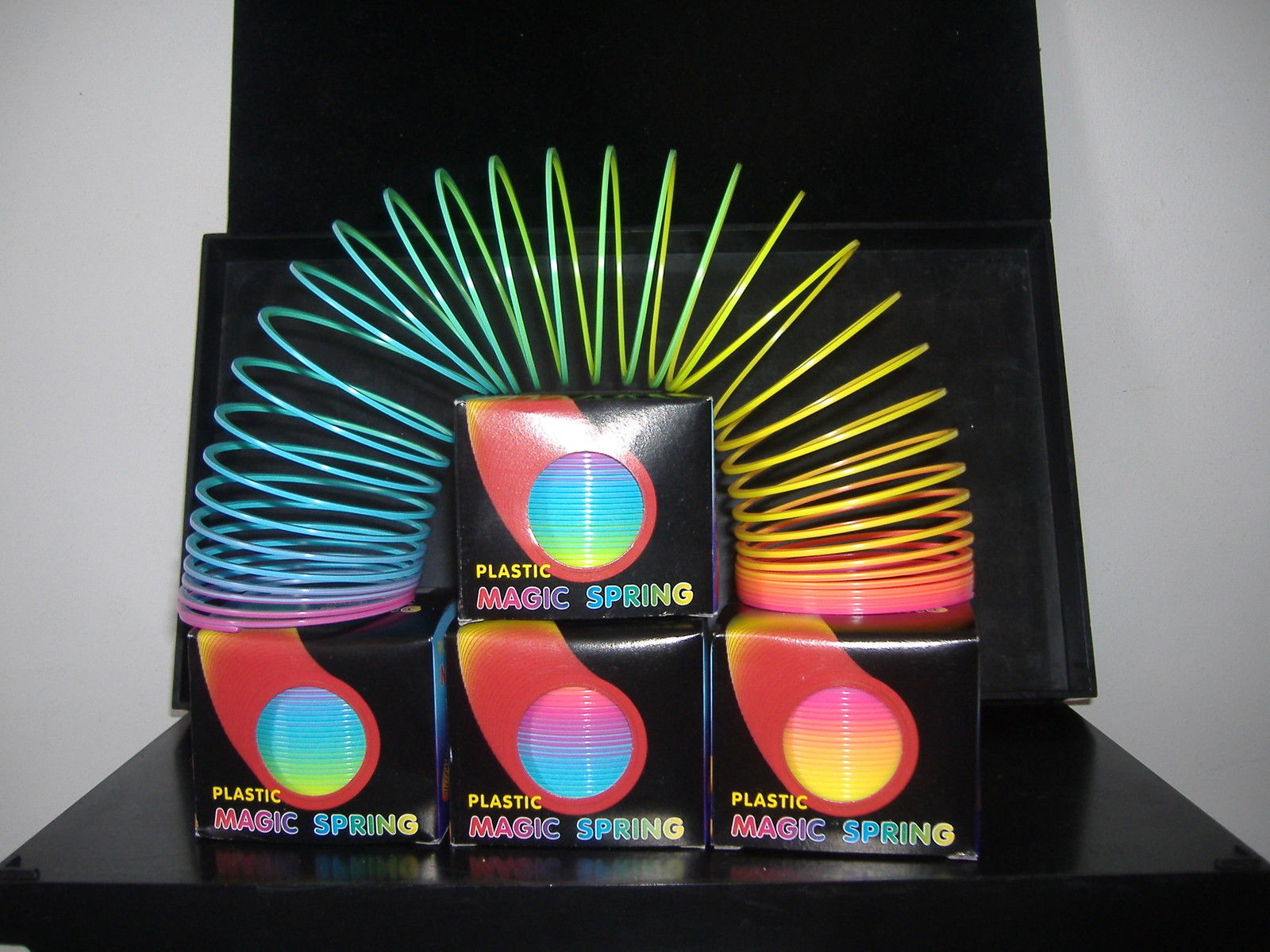 Retro Rainbow Magic Slinky Plastic