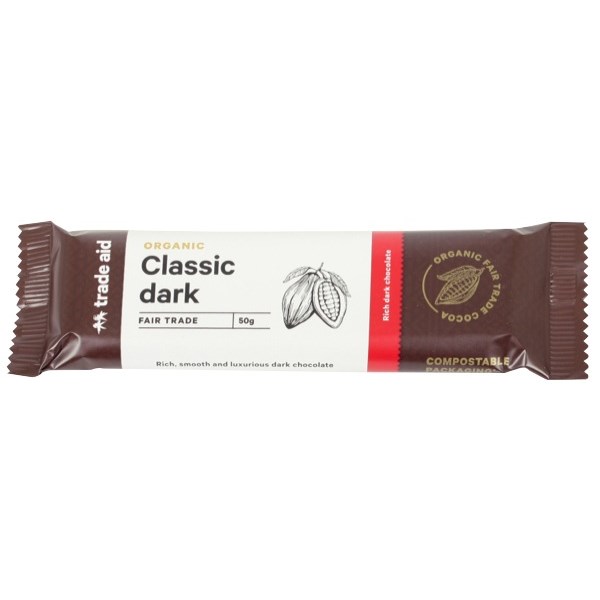 Dark Chocolate Bar 50g Organic Fair Trade