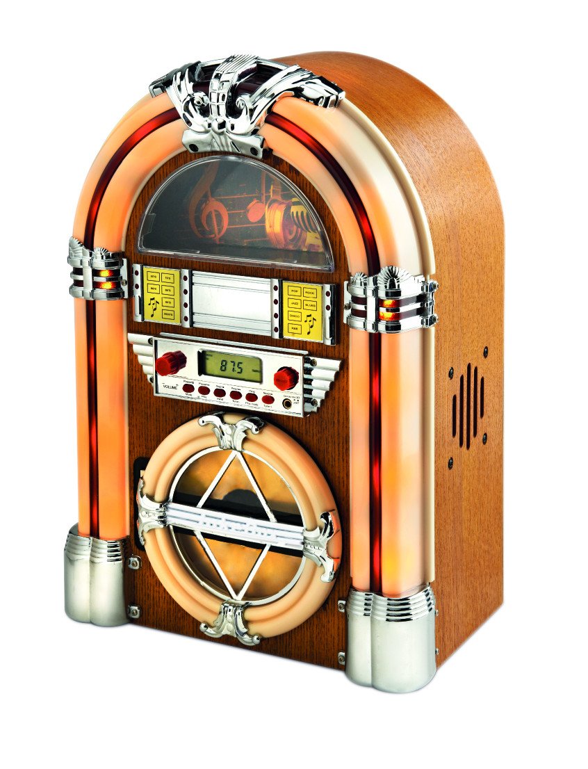 Soundflight Retro Jukebox w/ CD Radio USB Bluetooth - Real Groovy