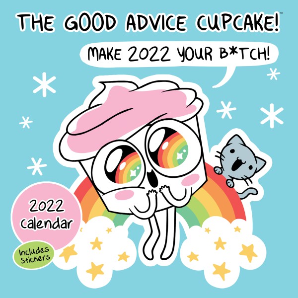 2022 Good Advice Cupcake Calendar Real Groovy