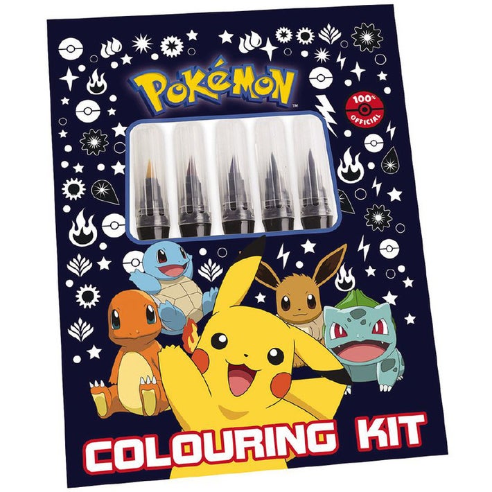 Pok?mon: Adult Colouring Kit - Real Groovy