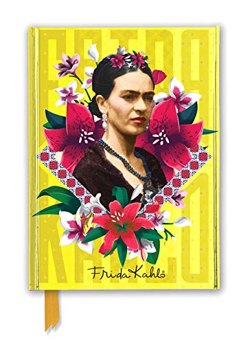 Frida Kahlo A5 Lined Notebook Hb Yellow