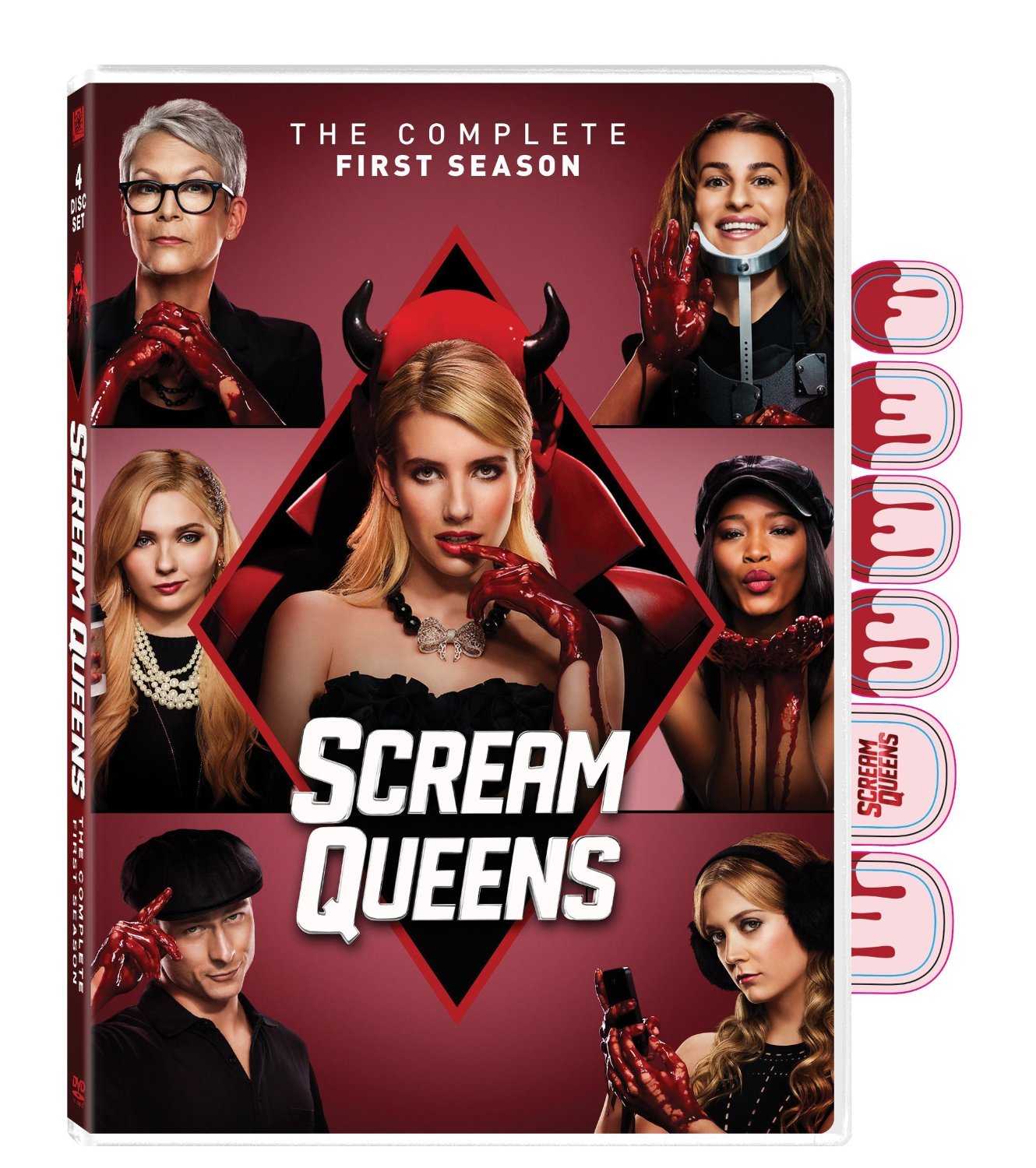 Scream Queens Season 1 4dvd Real Groovy