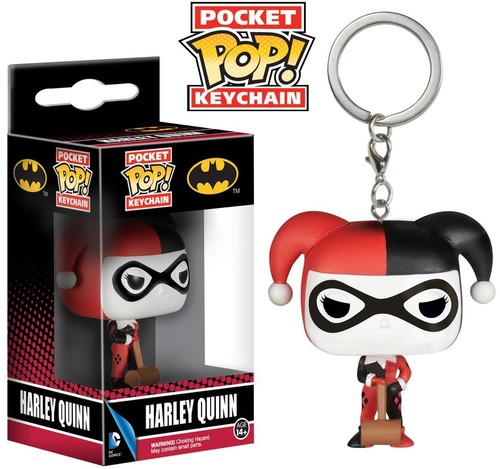 Harley Quinn Pocket Pop Keychain Comic Version